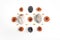 Set of dried fruit on a white background. raisins, Ñ‡ÐµÑ€Ð½Ð¾ÑÐ»Ð¸Ð², dried apricots, persimmons. best candy in quarantine